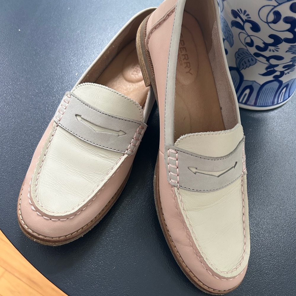 Sperry Penny Leather Loafers glove Leather SZ 8.5